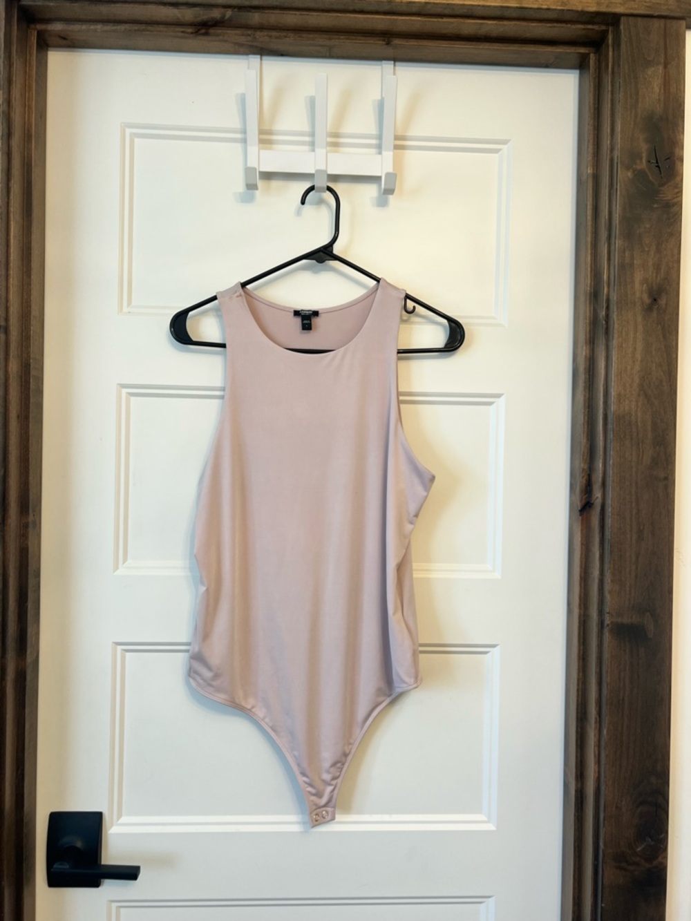 Express Sleeveless Bodysuit in Pale Mauve